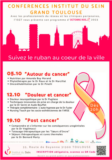 Octobre rose, 19 Octobre à L'Institut du sein grand Toulouse